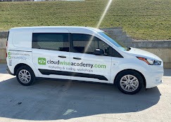CloudWise Academy branded vehicle